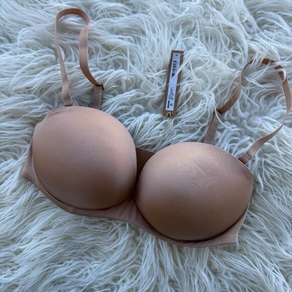 Skims Ultimate Push Up Strapless Bra Clay Size 34D - Picture 3 of 12